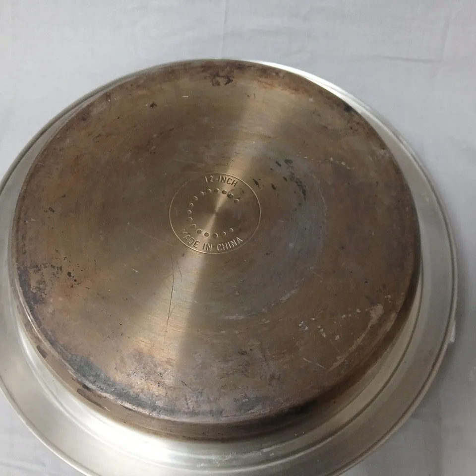 Curtis Stone 12-Inch Enamel Cookware Pan with Glass Lid
