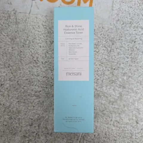 MEISANI RICE & SHINE HYALURONIC ACID ESSENCE TONER 150ML