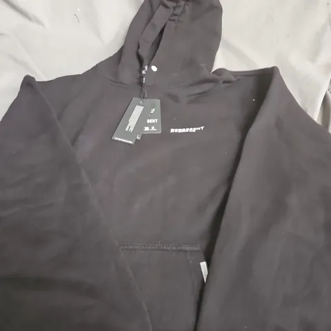 RESIDENT BLACK HOODIE WITH CHEST LOGO SIZE M