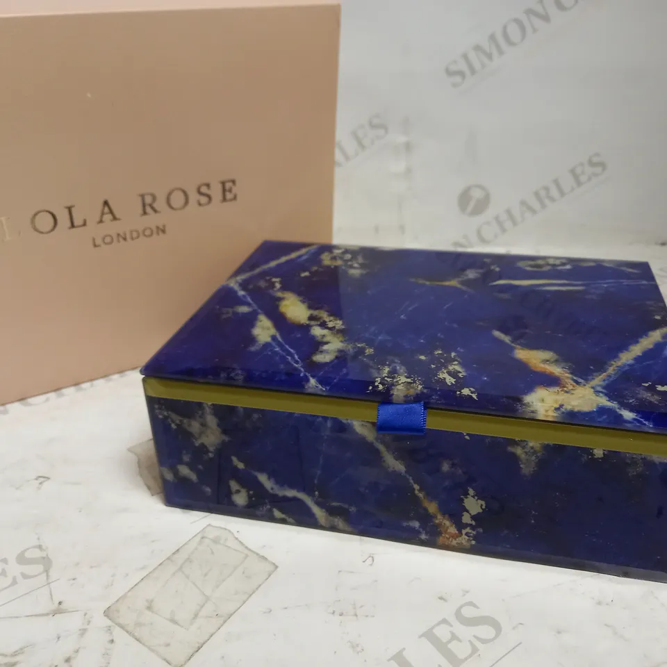 LOLA ROSE RECTANGULAR TREASURE BOX