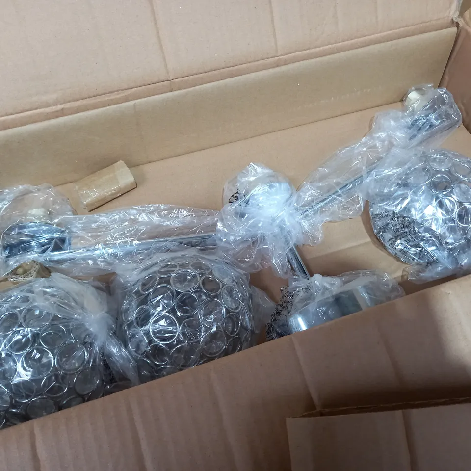 DARLINGTON 3X LIGHT SEMI FLUSH RRP £40