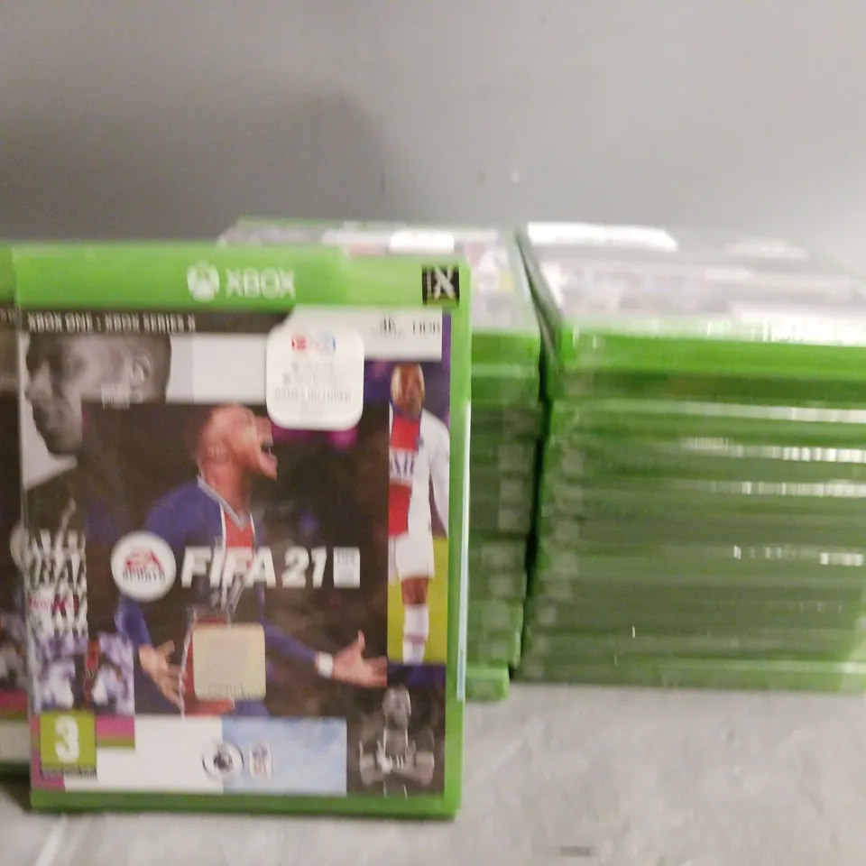 LOT OF 24 SEALED FIFA 21 GAMES FOR XBOX ONE / SERIES X