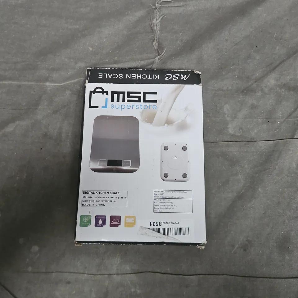 MSC SUPERSTORE DIGITAL KITCHEN SCALE – BOXED