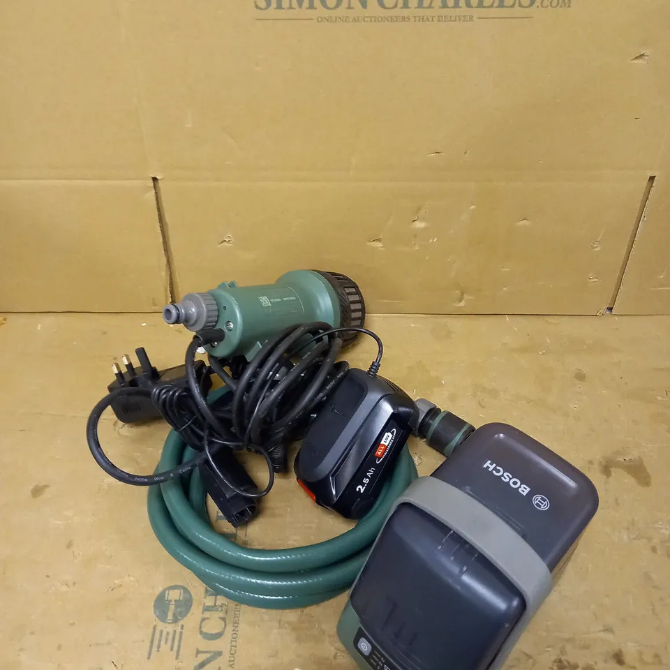 BOSCH CORDLESS RAINWATER PUMP 