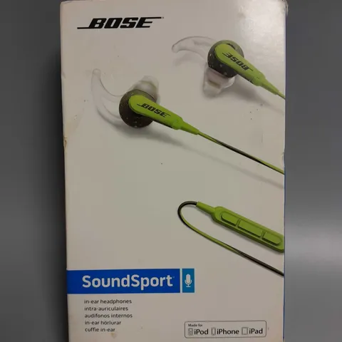 BOSE SOUNDSPORT IN-EAR HEADPHONES MADE FIR IPHONE