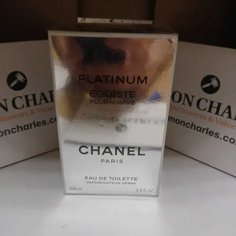 BOXED AND SEALED CHANEL PARIS PLATINUM EGOISTE EAU DE TOILETTE 100ML