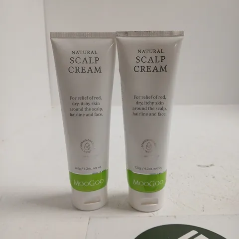 MOOGOO NATURAL SCALP CREAM – 2 X 120G TUBES