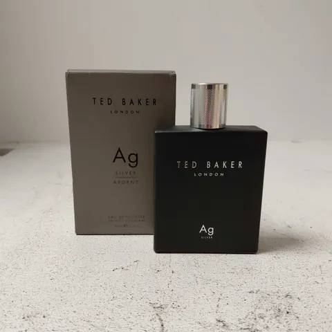 TED BAKER AG SILVER ARGENT 100ML EAU DE PARFUM