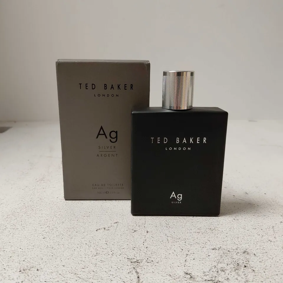 TED BAKER AG SILVER ARGENT 100ML EAU DE PARFUM