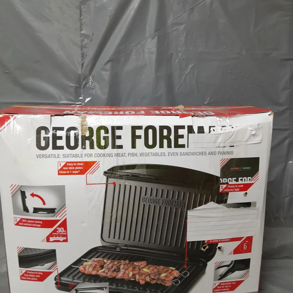 GEORGE FOREMAN LARGE BLACK FIT GRILL 