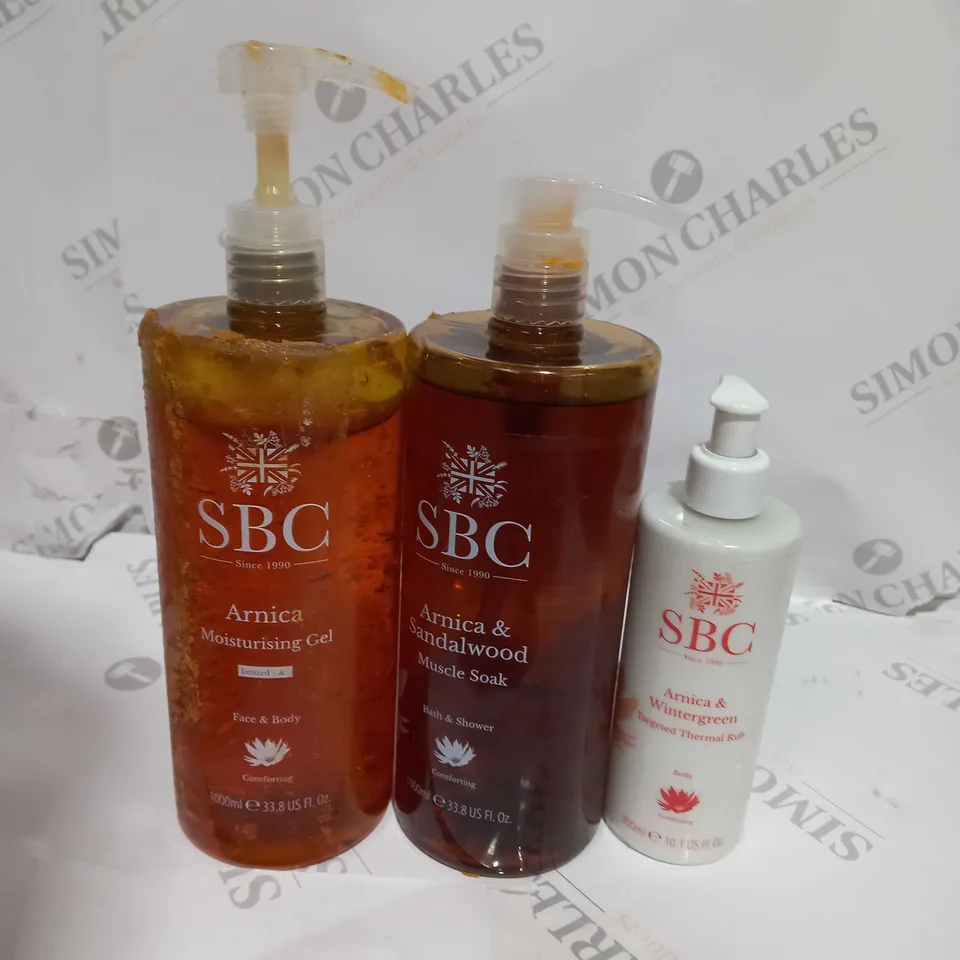 SBC ARNICA & SANDALWOOD FACE & BODY WASH, GEL & CREAMS