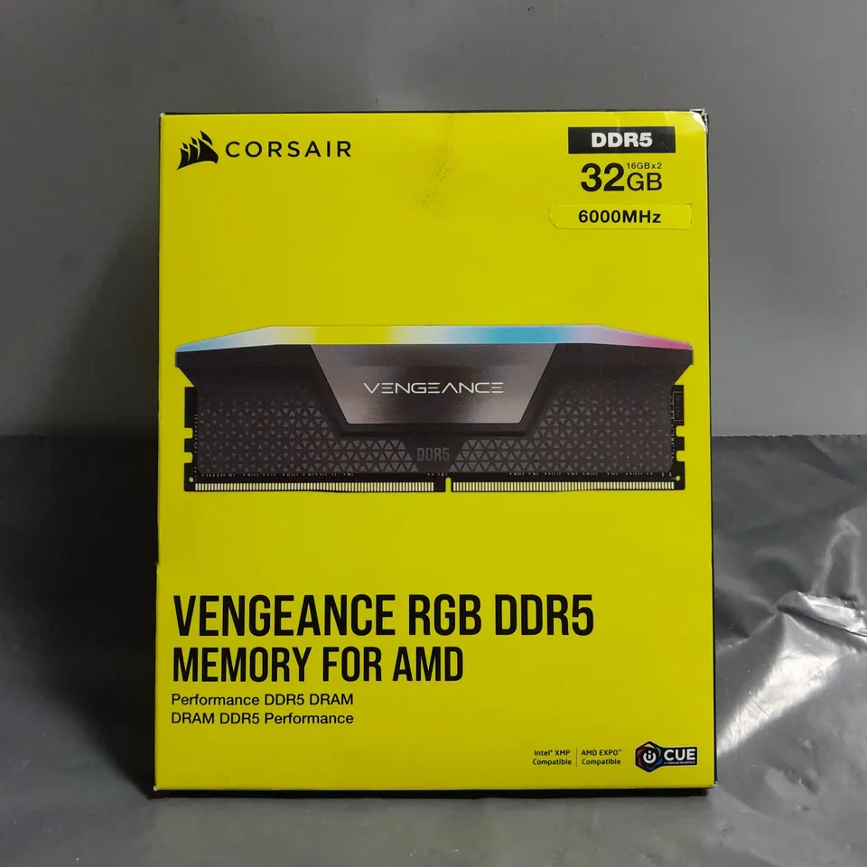 SEALED CORSAIR VENGEANCE RGB DDR5 32GB (2x16GB) DDR5 6000MHZ