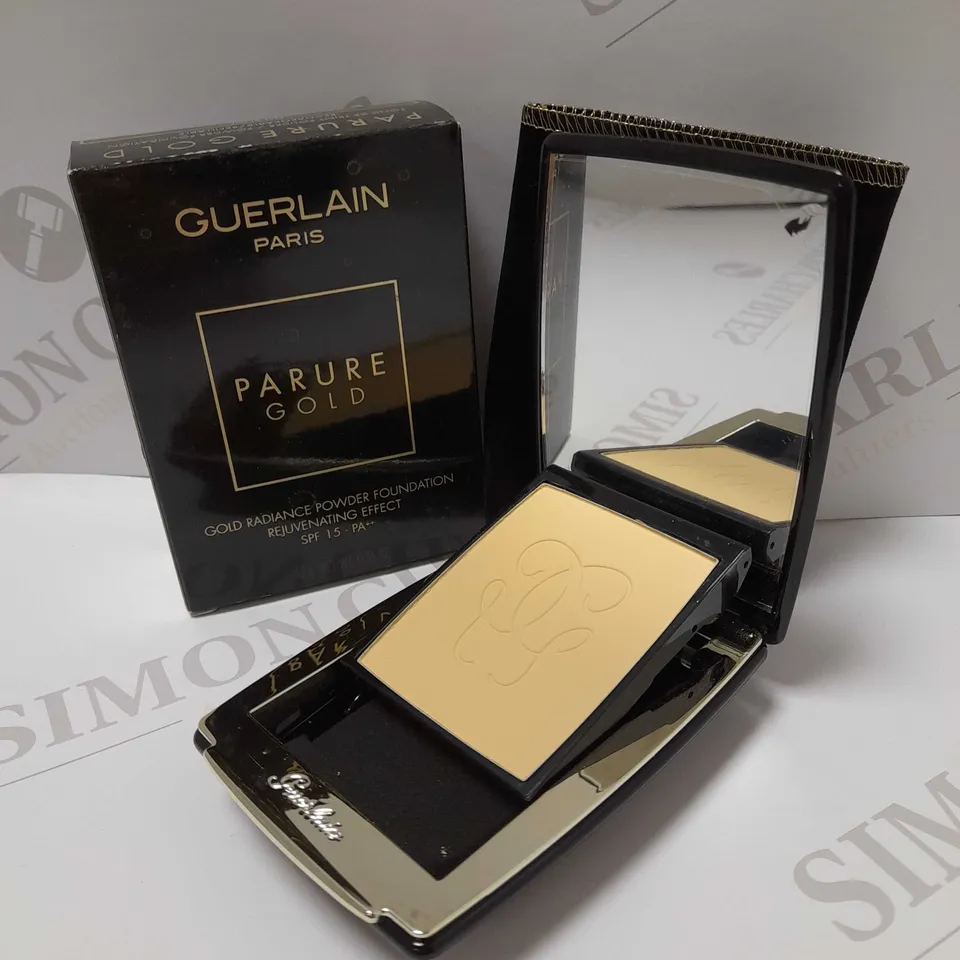 GUERLAIN LADIES PARURE GOLD REJUVENATING GOLD RADIANCE POWDER FOUNDATION - 00 BEIGE 