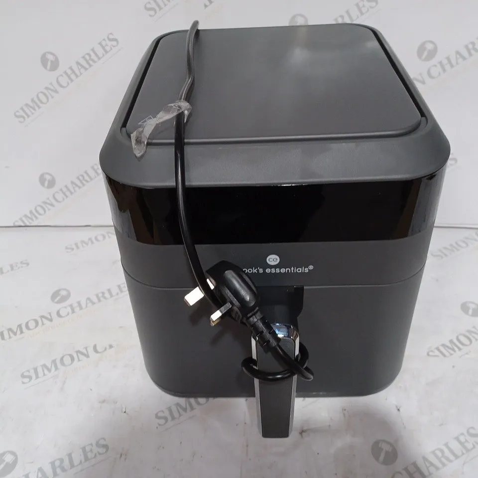 BOXED COOK'S ESSENTIALS 5.8L AIR FRYER, SLATE GREY