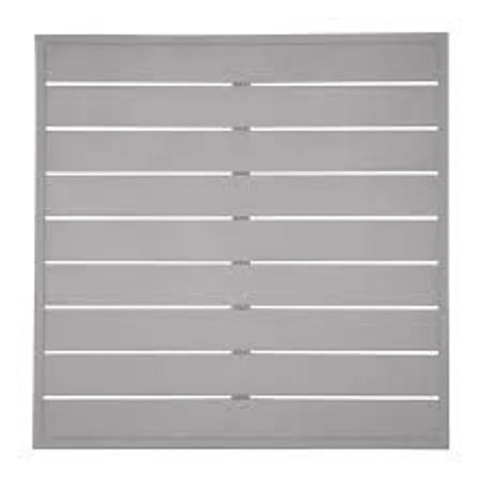 BRAND NEW BOLERO ALUMINIUM SQUARE TABLE TOP LIGHT GREY 700MM