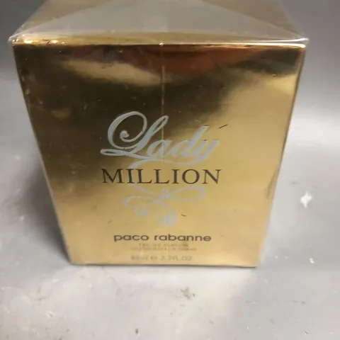 BOXED AND SEALED PACO RABANNE LADY MILLION EAU DE PARFUM 80ML