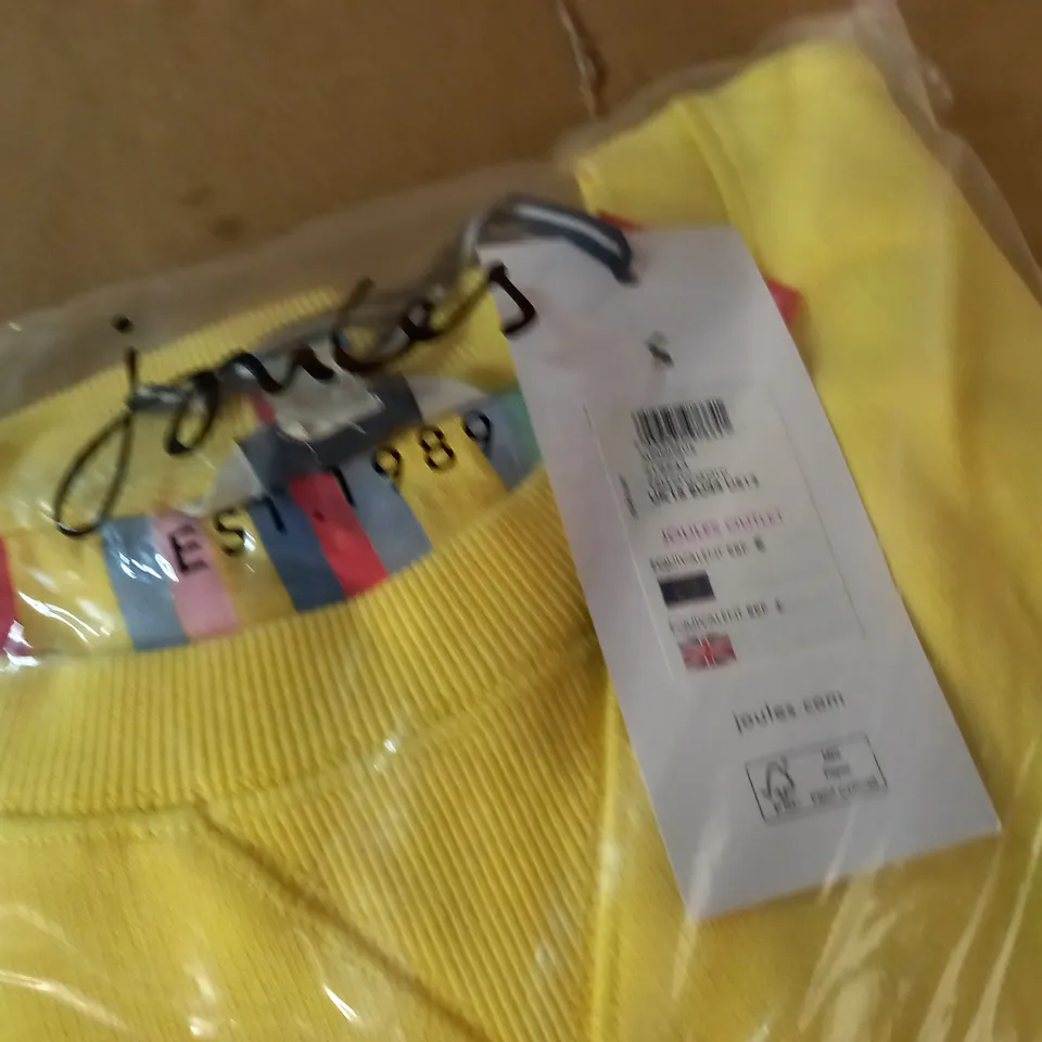 BAGGED JOULES MONIQUE YELLOW GOLD JUMPER - UK 16
