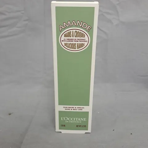 L'OCCITANE ALMOND HAND & NAIL CARE CREAM – 150 ML (SOIN MAINS & ONGLES)