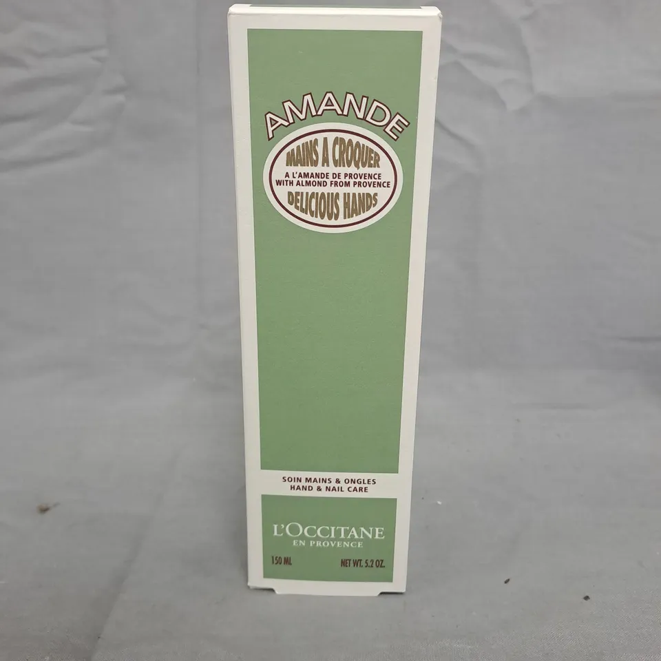 L'OCCITANE ALMOND HAND & NAIL CARE CREAM – 150 ML (SOIN MAINS & ONGLES)