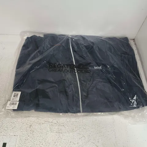 BAGGED REGATTA MEN'S LYLE IV WATERPROOF PACKAWAY JACKET IN MOONLIGHT DENIM - UK 3XL