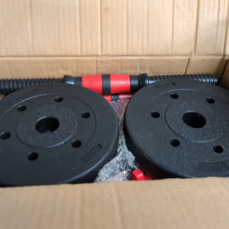 TANNESS DUMBBELL AND BARBELL SET