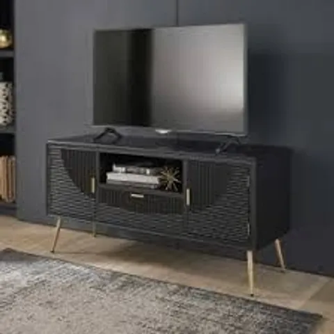 BRAND NEW BOXED HOMESDIRECT365 ADDISON BLACK TV UNIT