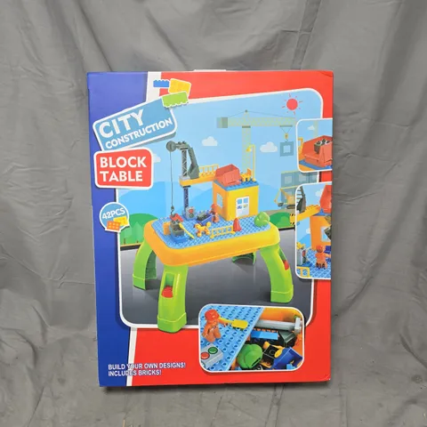 CITY CONSTRUCTION BLOCK TABLE – 42 PIECES