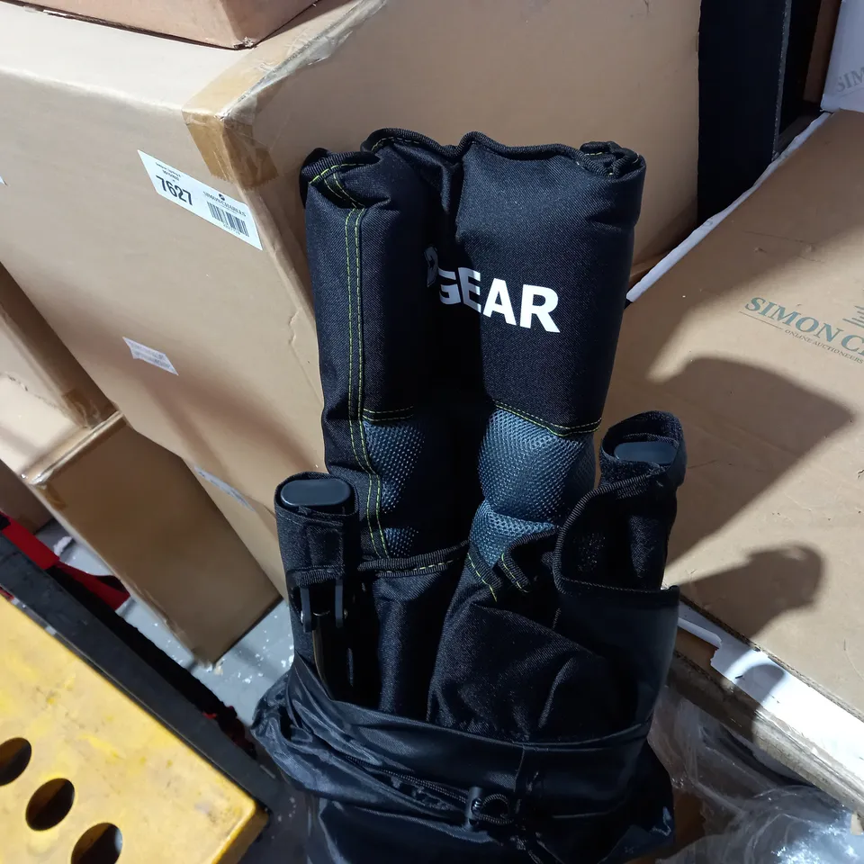 XGEAR HARD ARM ADHUSTABLE BACK PADDING CHAIR - BLACK (COLLECTION ONLY)