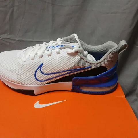 NIKE AIR MAX ALPHA TRAINER 6 WHITE MESH SNEAKERS – MEN'S UK 11 (US 12)