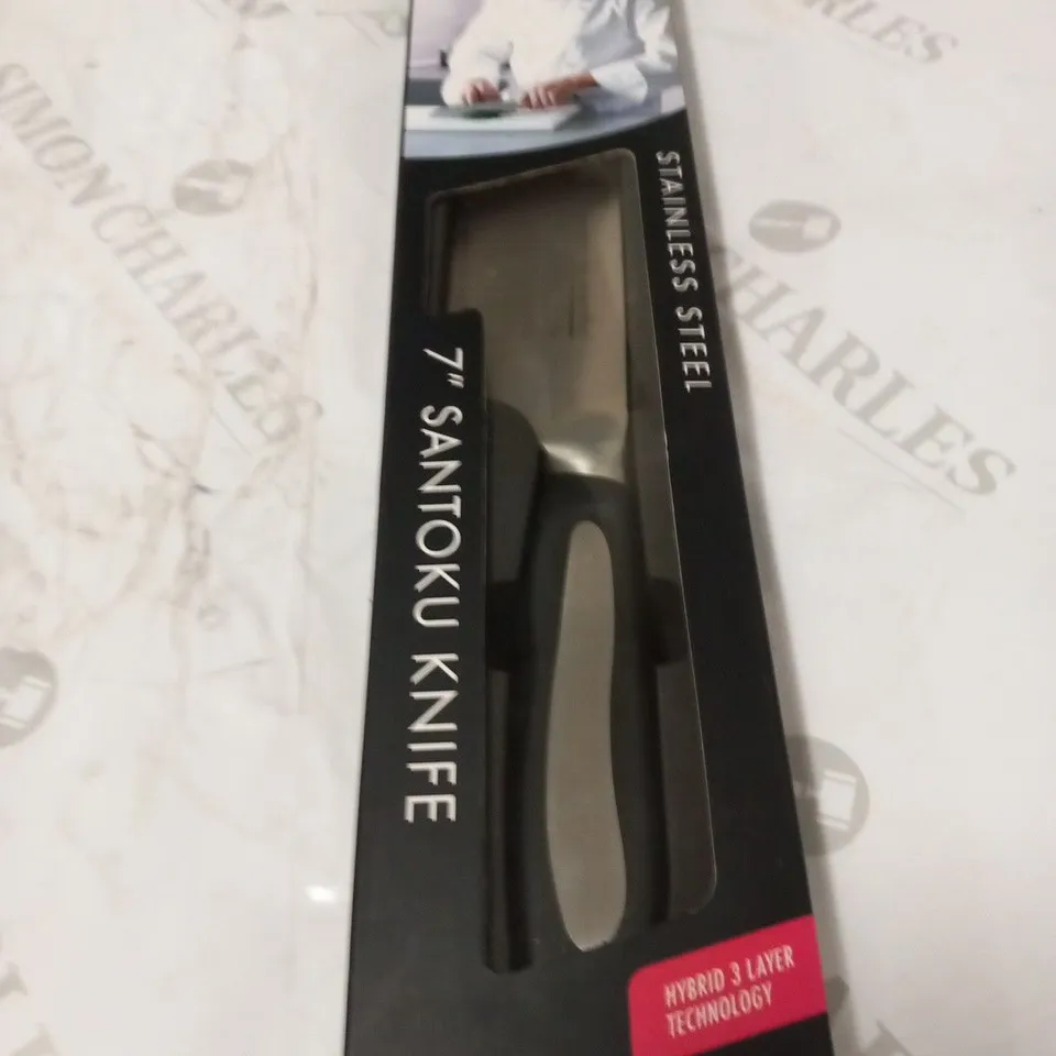 BRAND NEW BOXED GRUNWERG HESTON BLUMENTHAL KITCHEN KNIVES 7" SANTOKU KNIFE