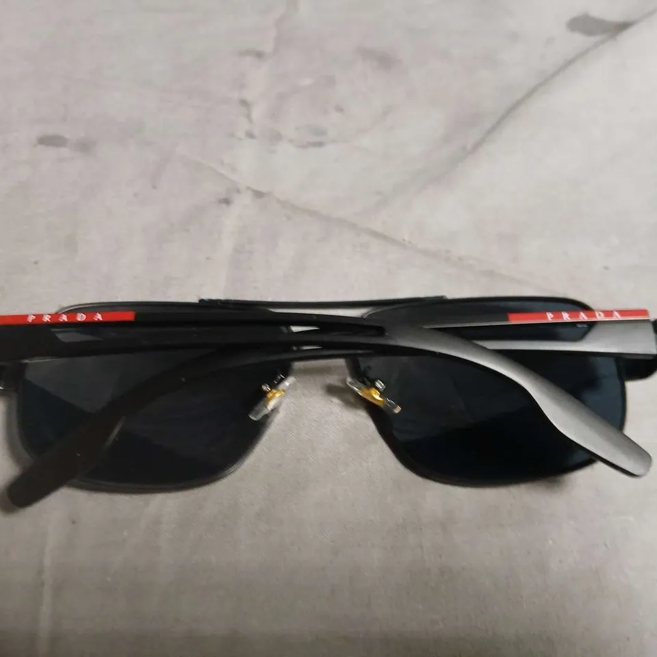 PRADA SUNGLASSES – BLACK AVIATOR STYLE