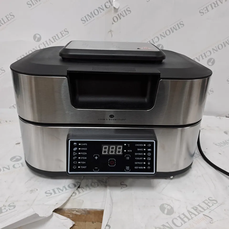 BOXED COOK'S ESSENTIALS GRILL & AIRFRYER 5.5L