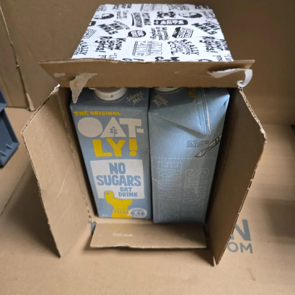 OATLY OAT DRINK NO SUGARS 1L X6 – BULK PACK (UK) - BEST BEFORE 5/3/2027