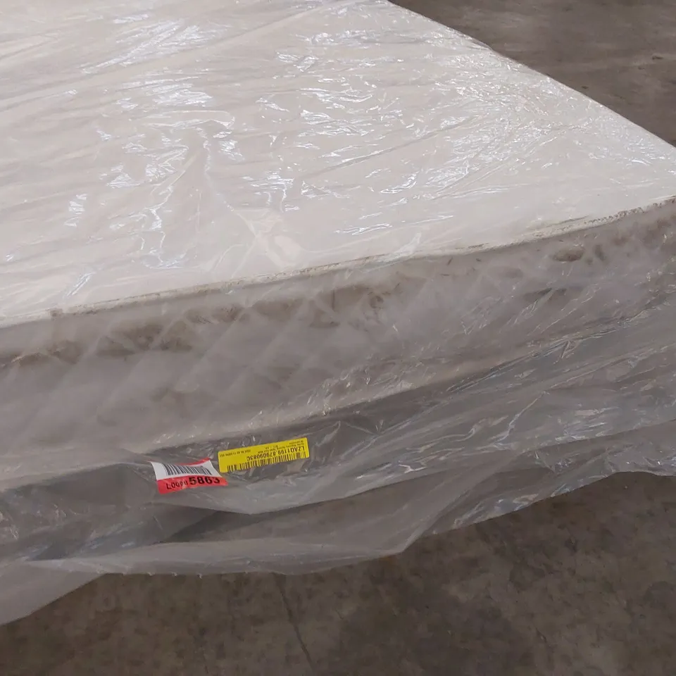 QUALITY BAGGED QUILTO MEMORT SPRUNG OPEN COIL MATTRESS 6FT SUPER KING SIZE