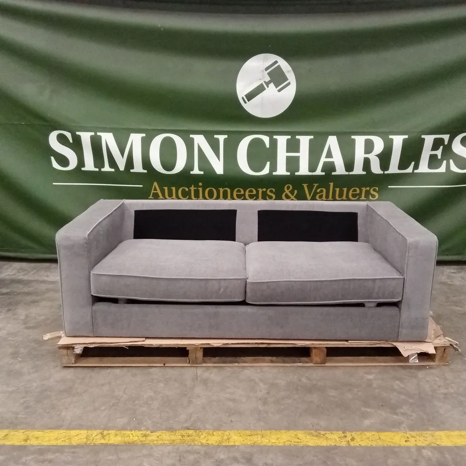 DUSK SOHO SOFA BED - GREY // BACK CUSHIONS MISSING (1 BOX) RRP £799