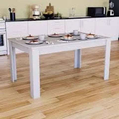 BOXED IRIEMI DINING TABLE - WHITE (1 BOX)