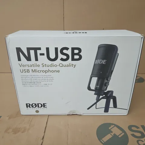 BOXED RODE NT-USB STUDIO QUALITY MICROPHONE