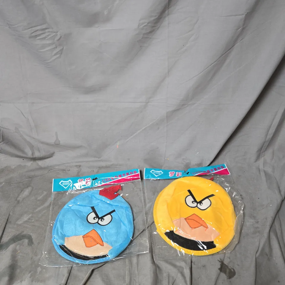 BOX OF APPROXIMATELY 60 ASSORTED USB HEATED MOUSE PADS