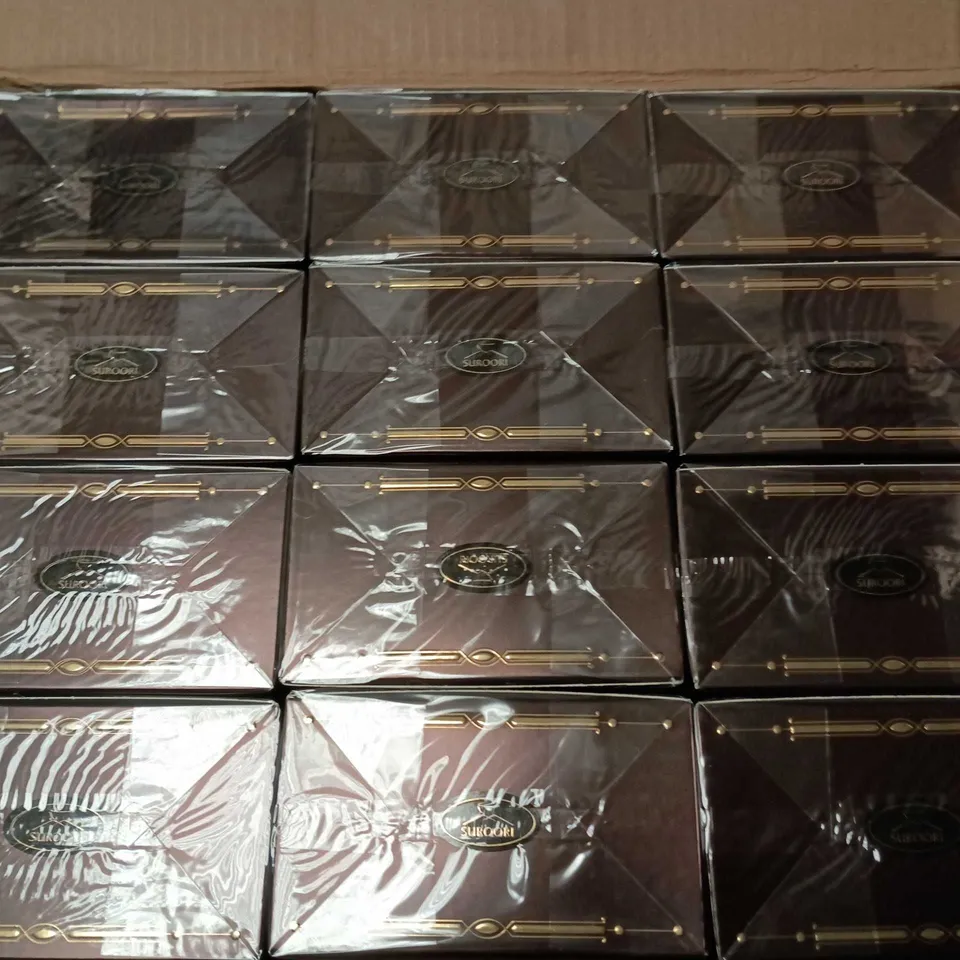 12 BOXED AND SEALED SUROORI ATTAR AL OUD HAWAJES EAU DE PARFUMS (100ML)