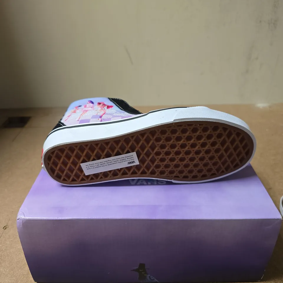 VANS K-POP DEMON HUNTERS BLACK/PURPLE UK 3 BOXED
