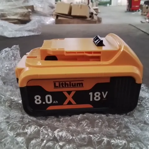 8.0AH × 18V LITHIUM RECHARGEABLE BATTERY