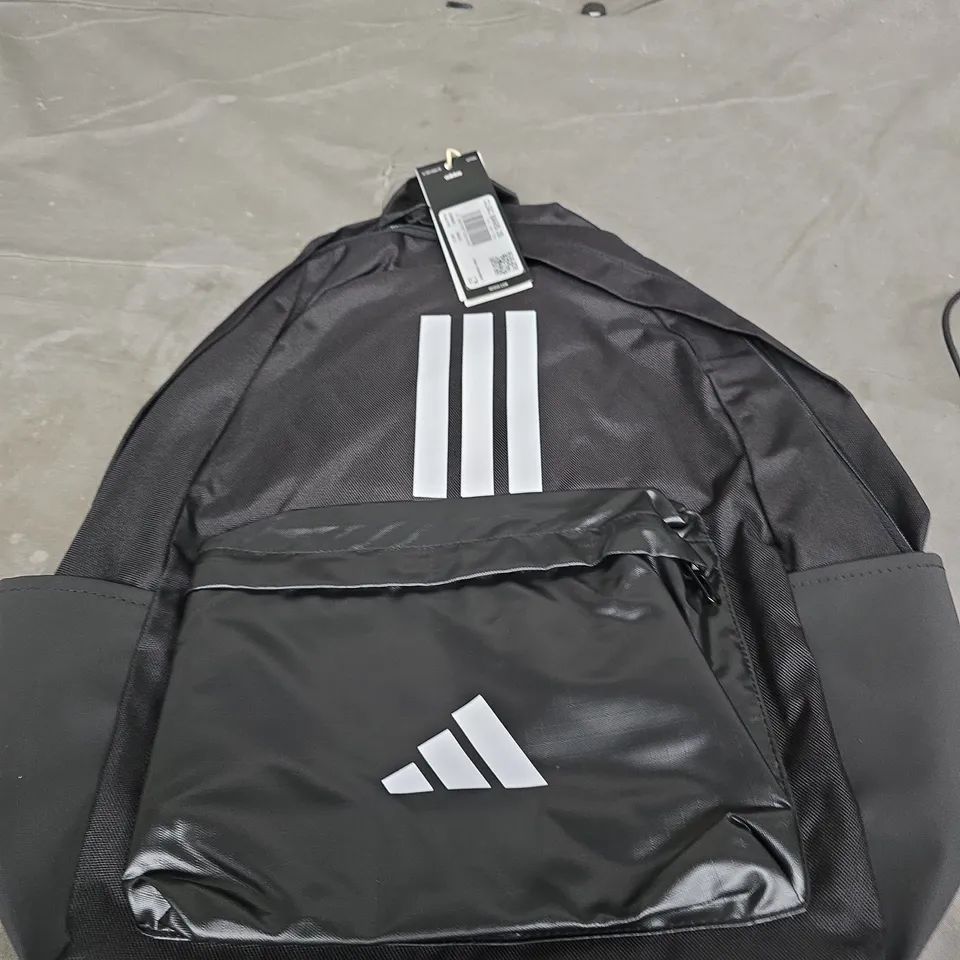 Adidas Backpack - Black with White Stripes