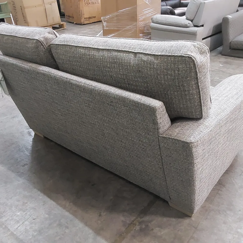 DESIGNER FABRIC UPHOLSTERED SOFA PIECE - INCOMPLETE 