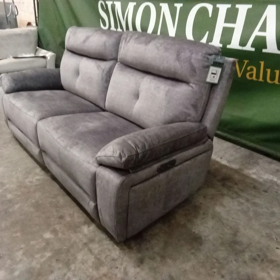 IVANA 3 SEATER FABRIC POWER RECLINER SOFA WITH USB CHARGING AND STORAGE RRP £1199