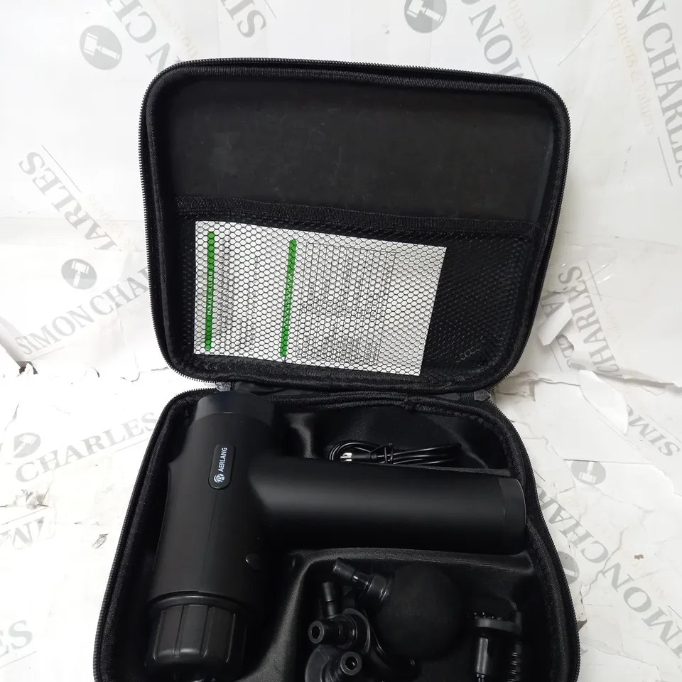 BOXED AERLANG MASSAGE GUN.
