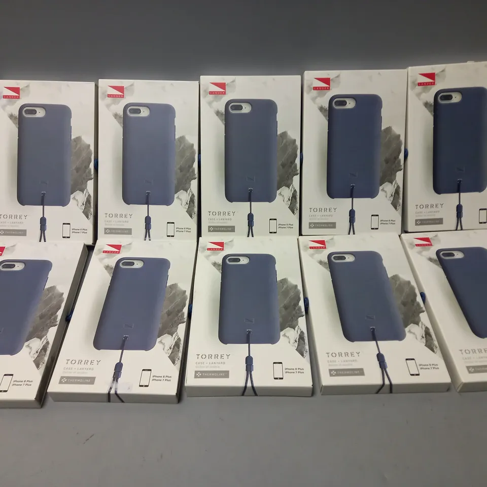 APPROXIMATELY 10 LANDER TORREY CASE + LANYARD FOR IPHONE 7,8 PLUS