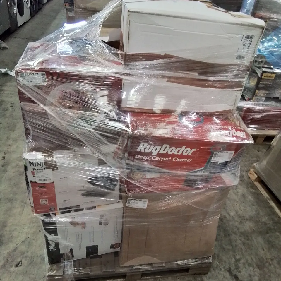 PALLET OF APPROXIMATELY 14 UNPROCESSED RAW RETURN HOUSEHOLD AND ELECTRICAL GOODS TO INCLUDE;