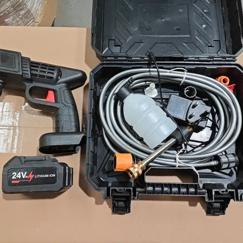 CORDLESS 24V POWER SPRAYER IN CARRY CASE