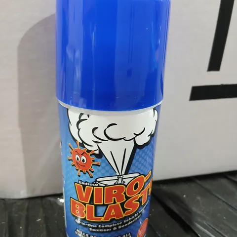 APPROXIMATELY 18 BOXES OF 12 VIRO BLAST VEHICLE SANITISER & DEODORISER – AEROSOL CAN (EMISSCO)