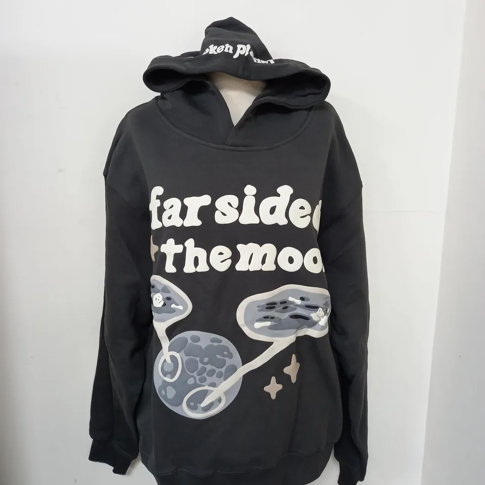 BROKEN PLANET FAR SIDE OF THE MOON HOODIE SIZE L